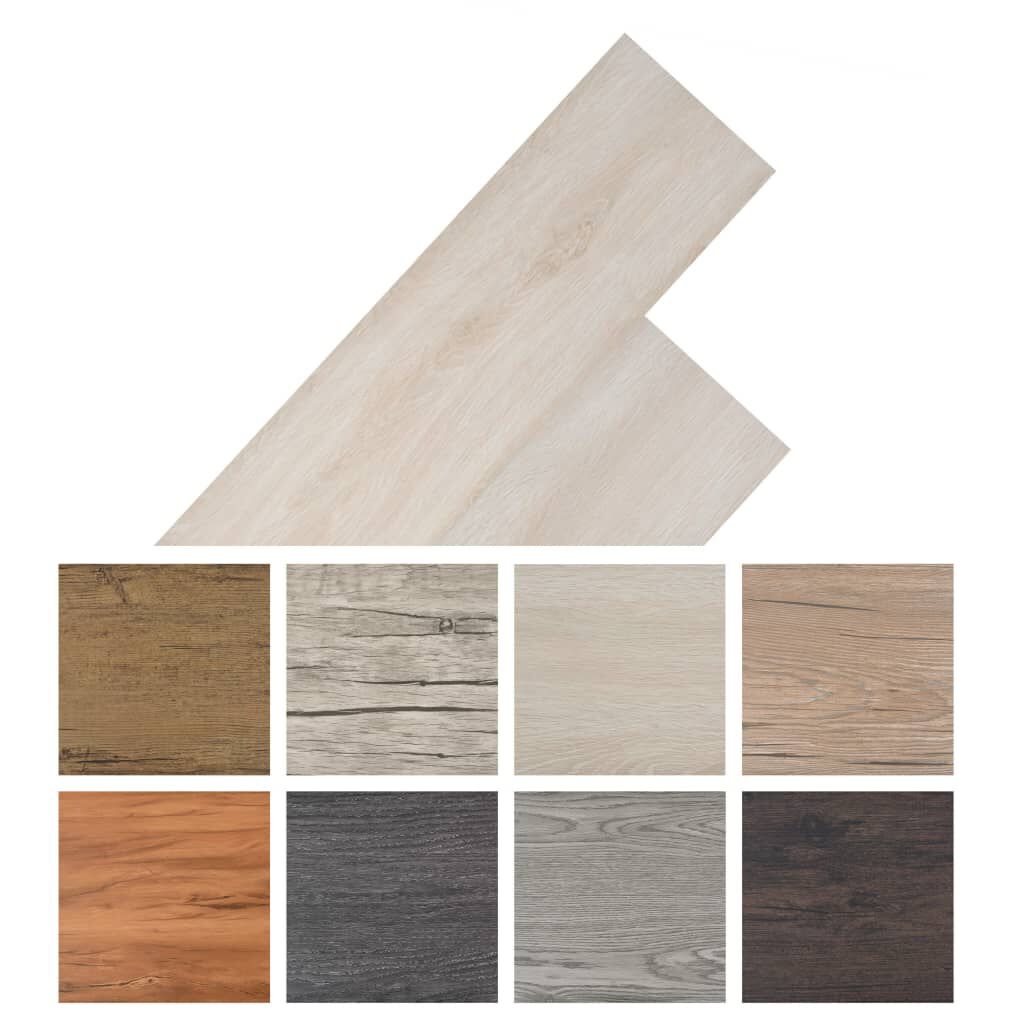 vidaXL Zelfklevende Vloerplanken Wit Eiken - 5,02m² - 35% Korting!
