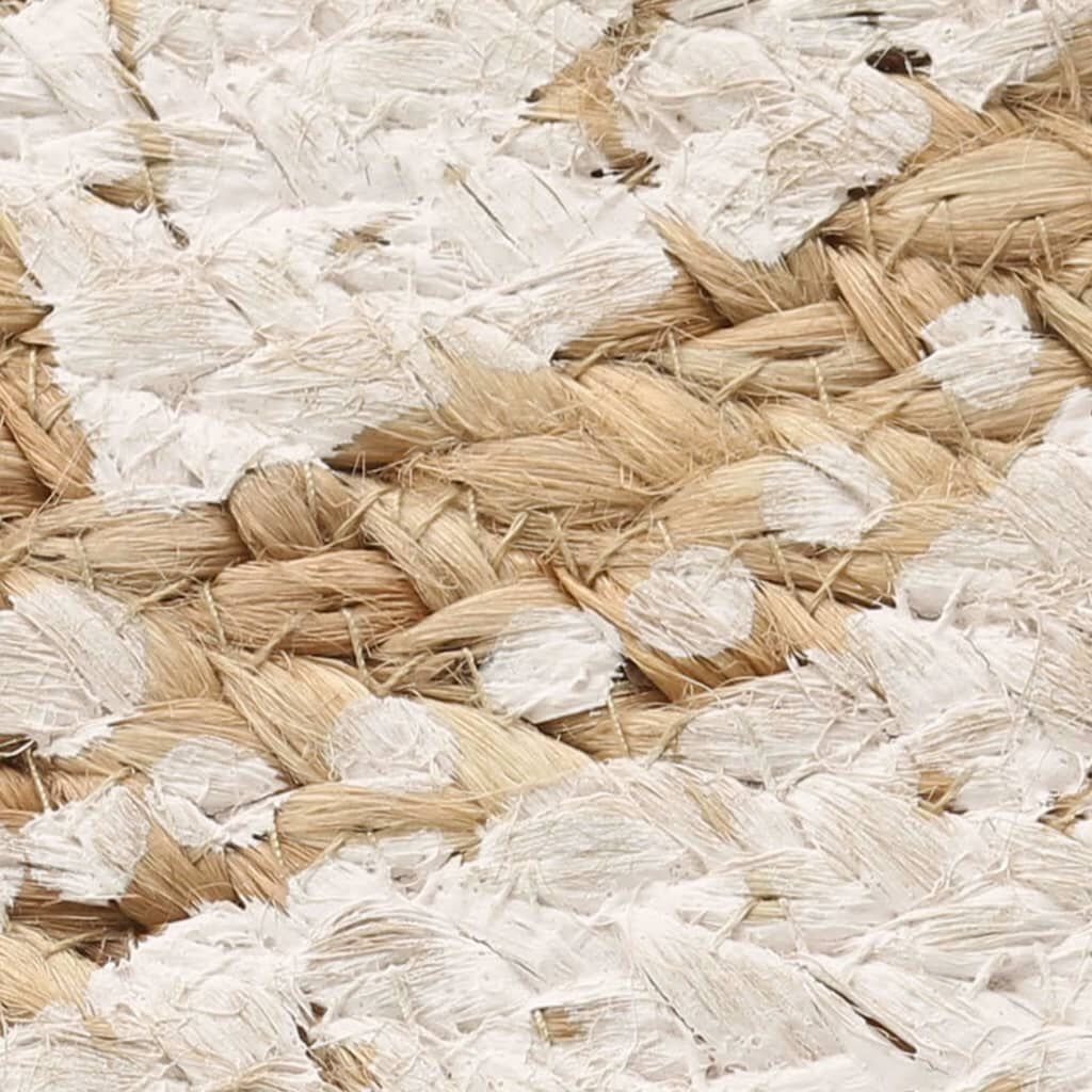 VidaXL Jute Tapijt Ø150cm Mandala - 35% Korting!