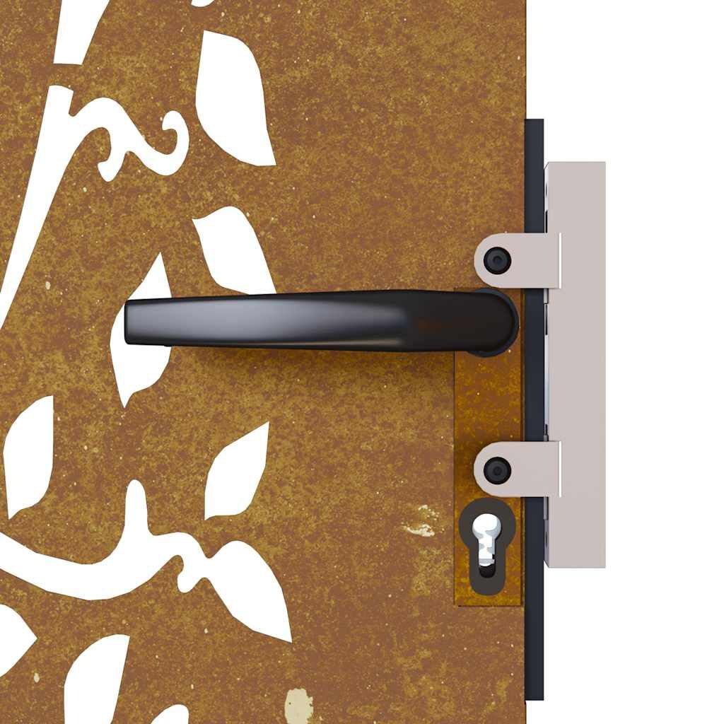 vidaXL Poort Cortenstaal 85x175cm Boomdesign -42% Korting!