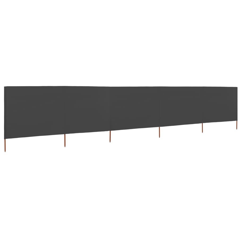 vidaXL Windscherm 600cm Antraciet - 35% Korting!