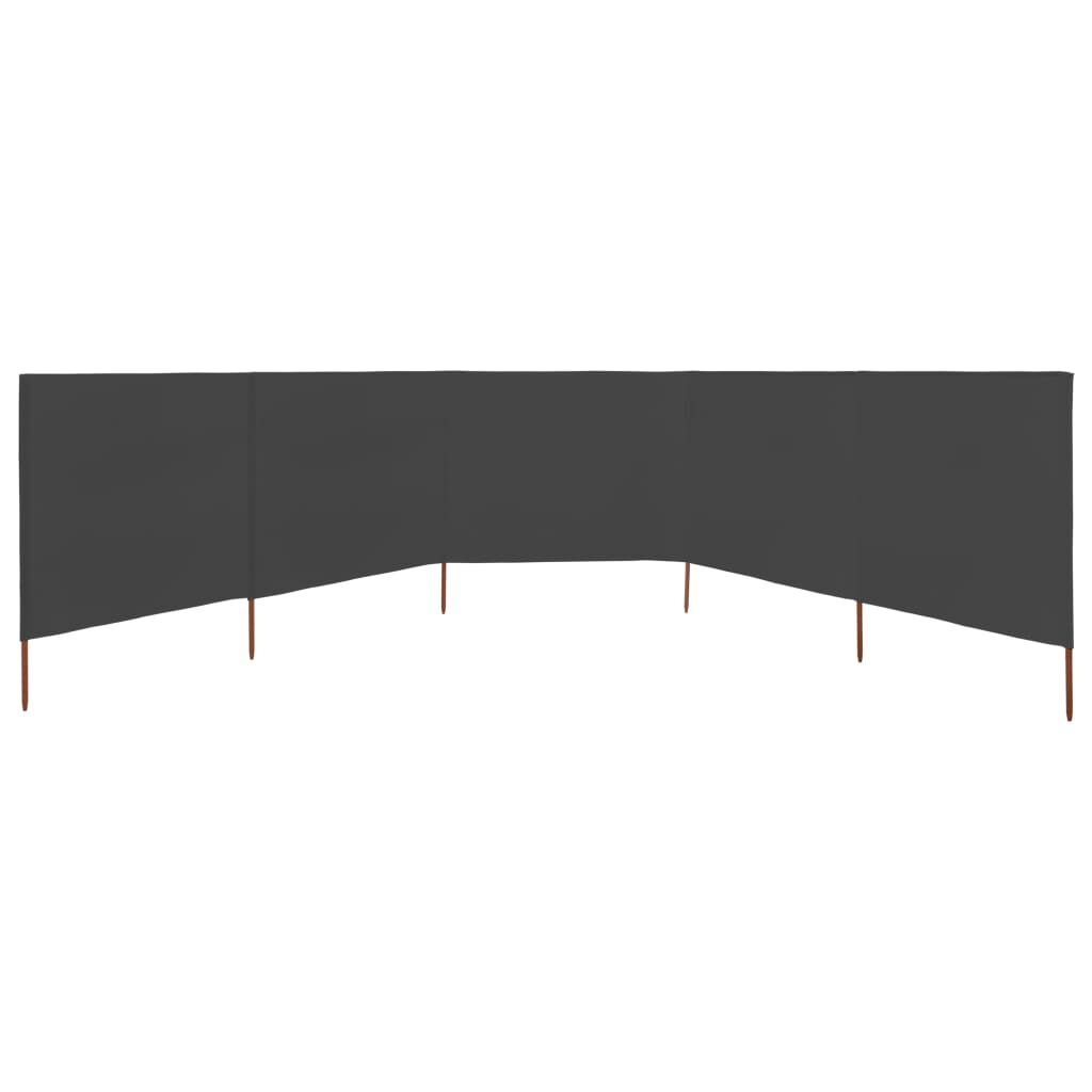 vidaXL Windscherm 600cm Antraciet - 35% Korting!