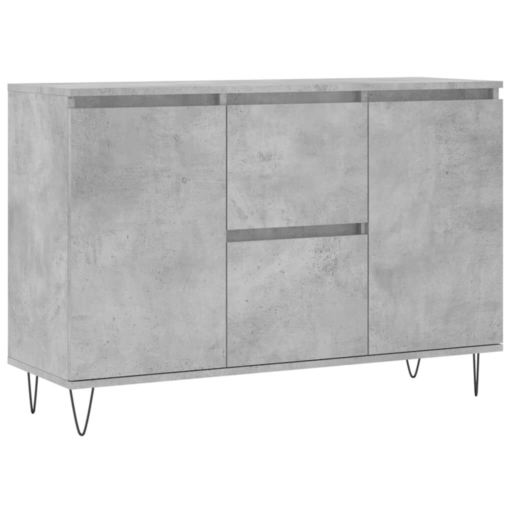 vidaXL Dressoir Betongrijs 104cm - 35% Korting!