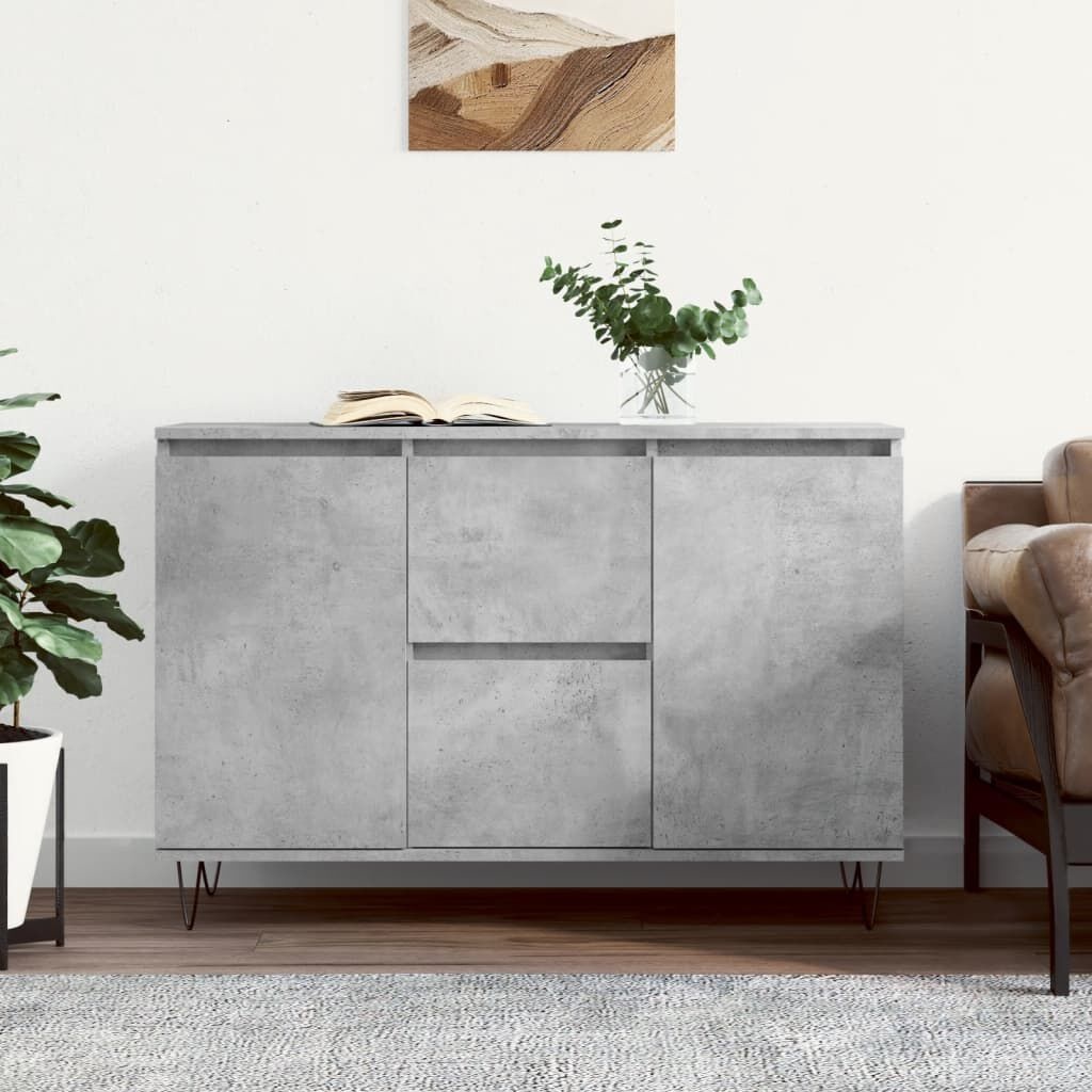 vidaXL Dressoir Betongrijs 104cm - 35% Korting!