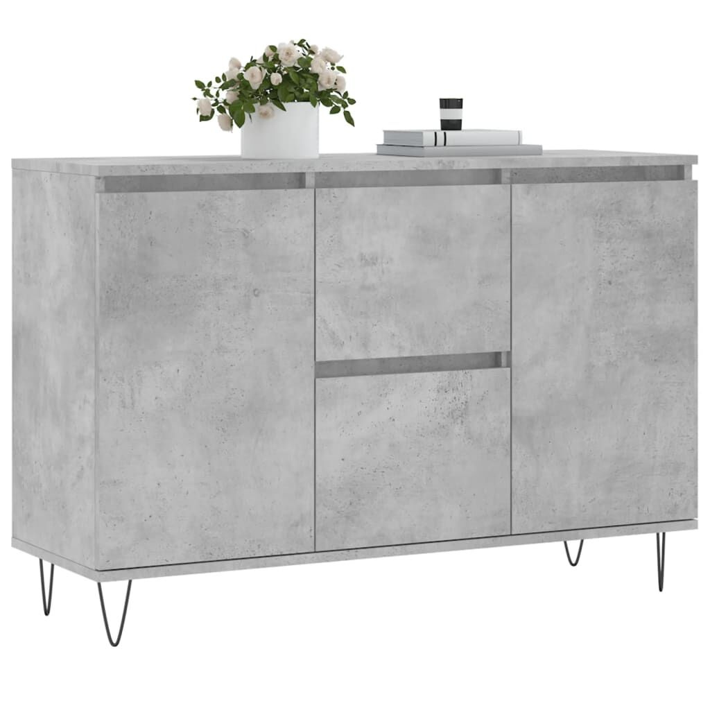 vidaXL Dressoir Betongrijs 104cm - 35% Korting!