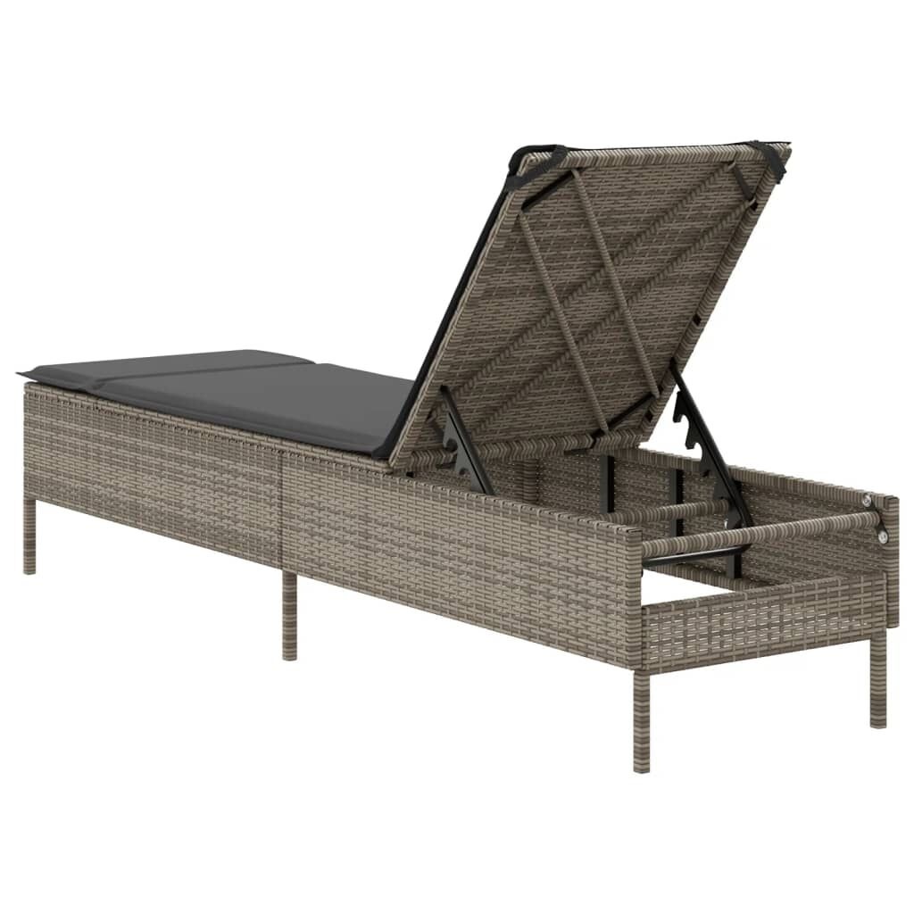 Ligbed met Kussen Grijs - 35% Korting!