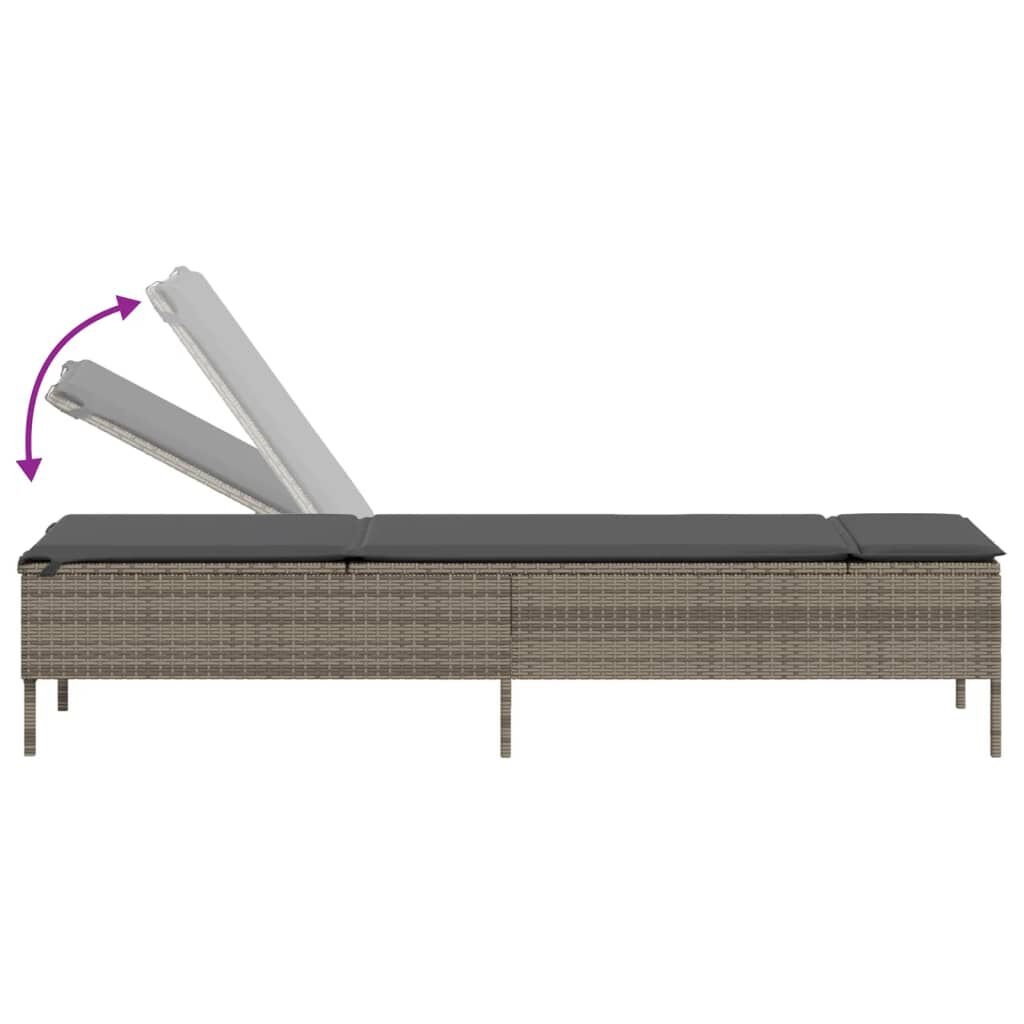 Ligbed met Kussen Grijs - 35% Korting!