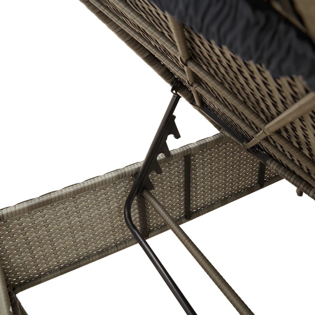 Ligbed met Kussen Grijs - 35% Korting!