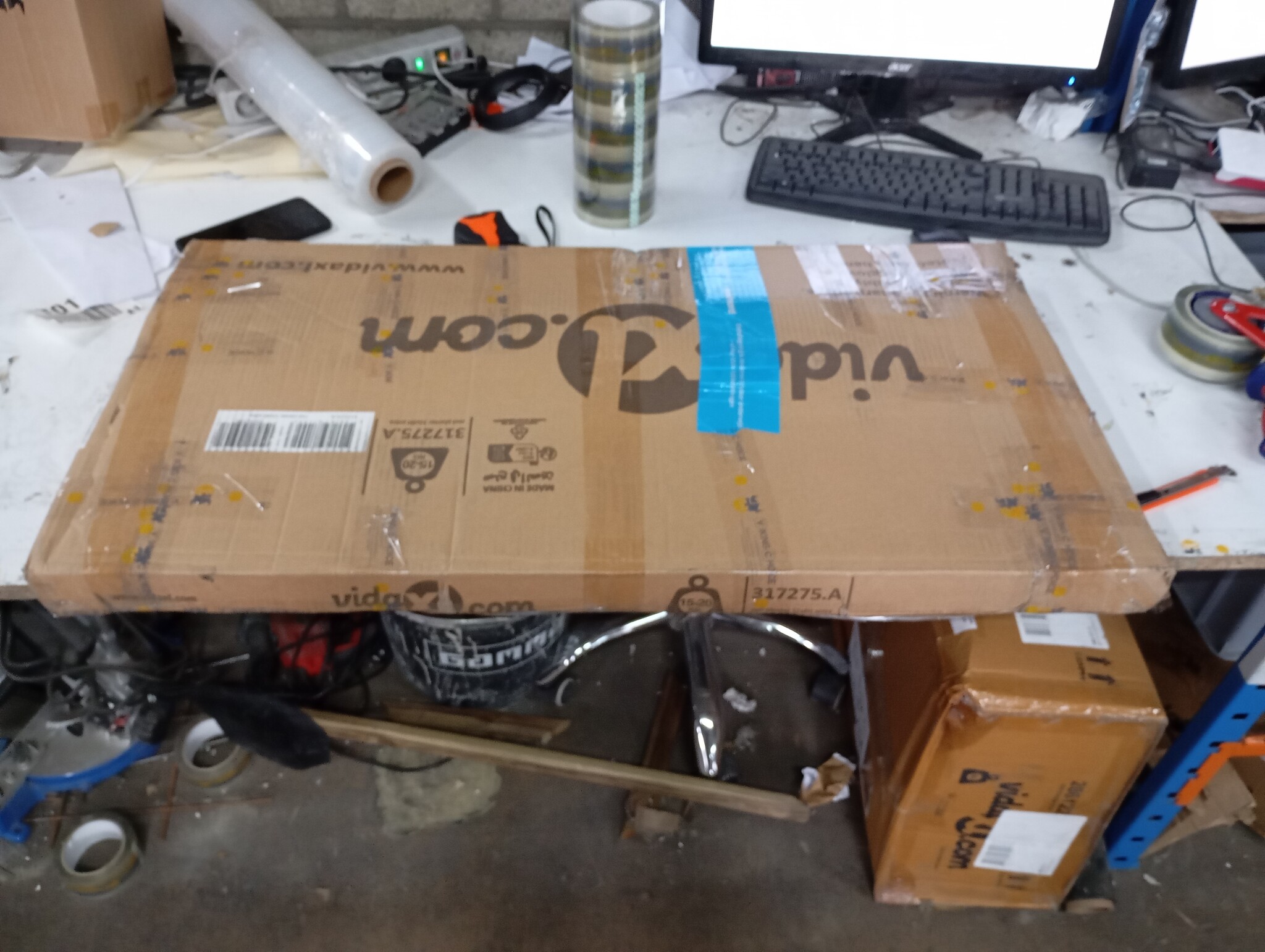 VidaXL Verhoogde Plantenbak 320cm Antraciet - 45% Korting!