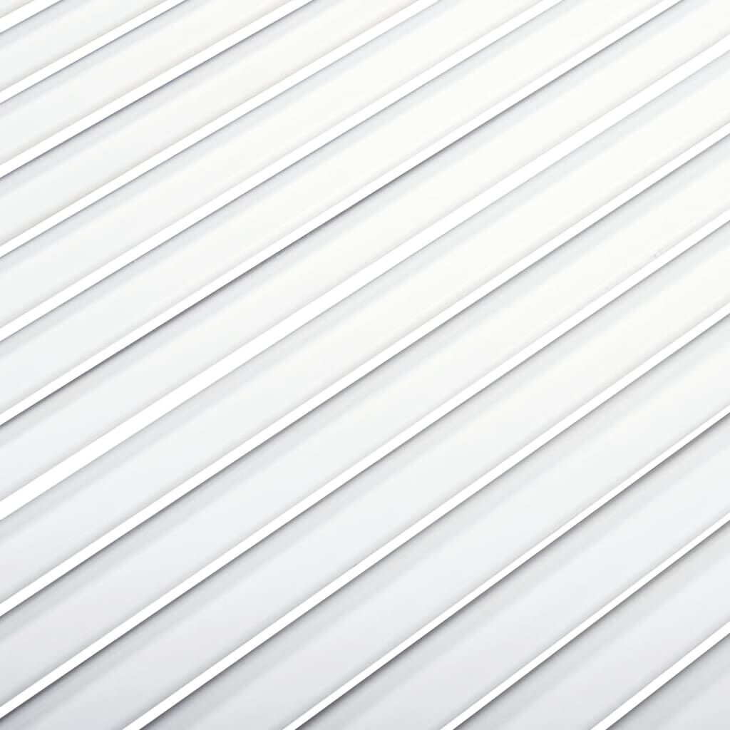 Lamellen Kastdeuren Grenen Wit 4st - 69x49cm - 35% Korting!