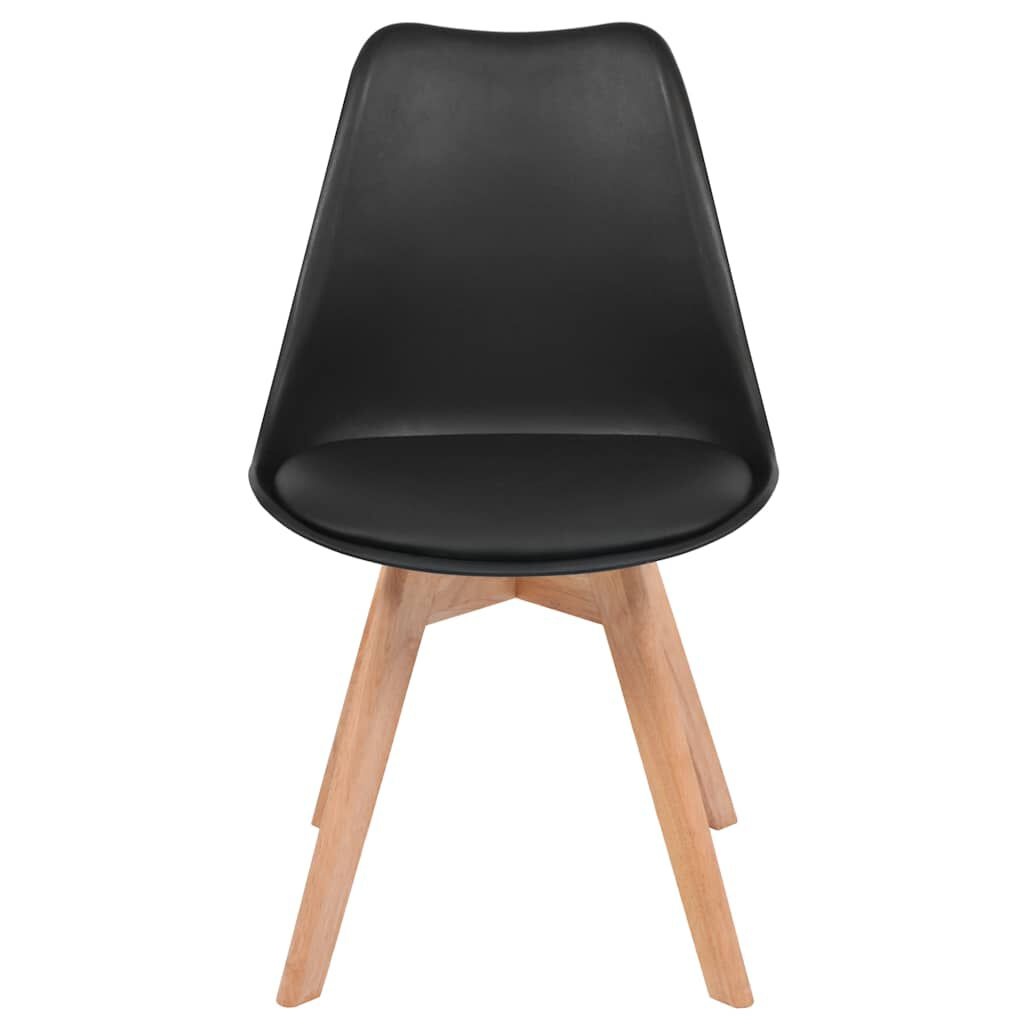 vidaXL Eetkamerstoelen Zwart (4 stuks) - 35% Korting!