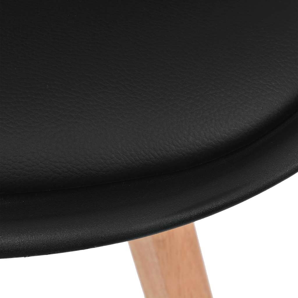 vidaXL Eetkamerstoelen Zwart (4 stuks) - 35% Korting!