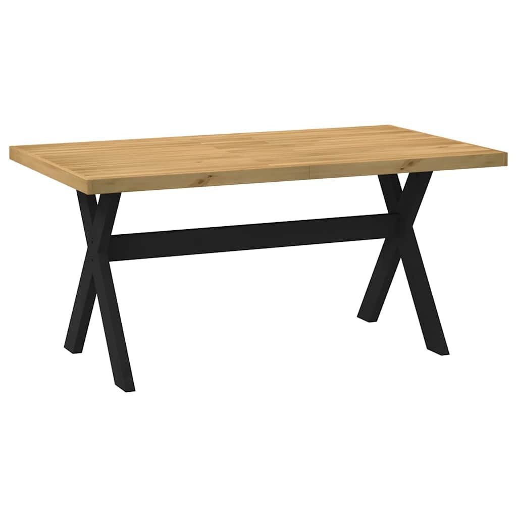 vidaXL Eettafel NOAIN Grenenhout 160cm - 35% Korting!