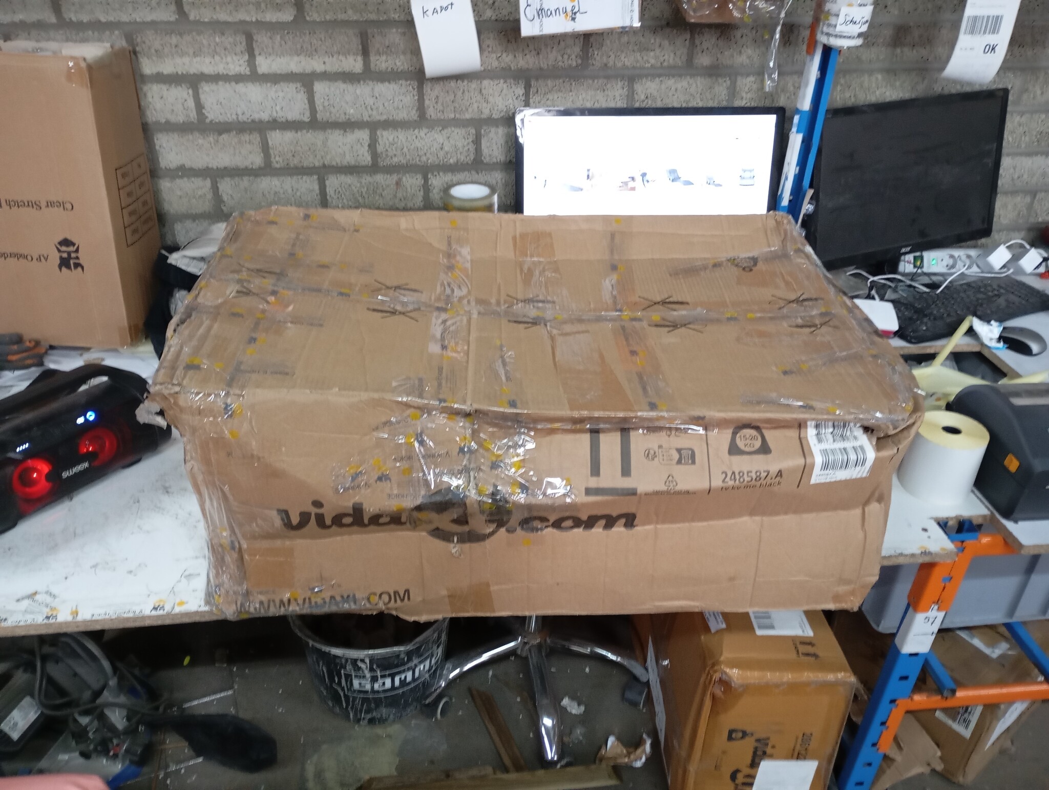 vidaXL TV-Fauteuil Zwart Kunstleer - 55% Korting! Gebruikssporen