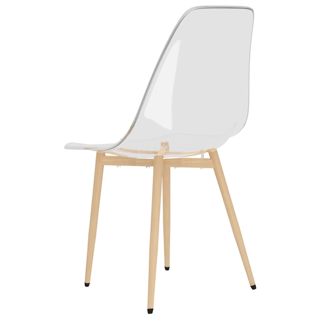 VidaXL Eetkamerstoelen (4 st) Transparant - 35% Korting!