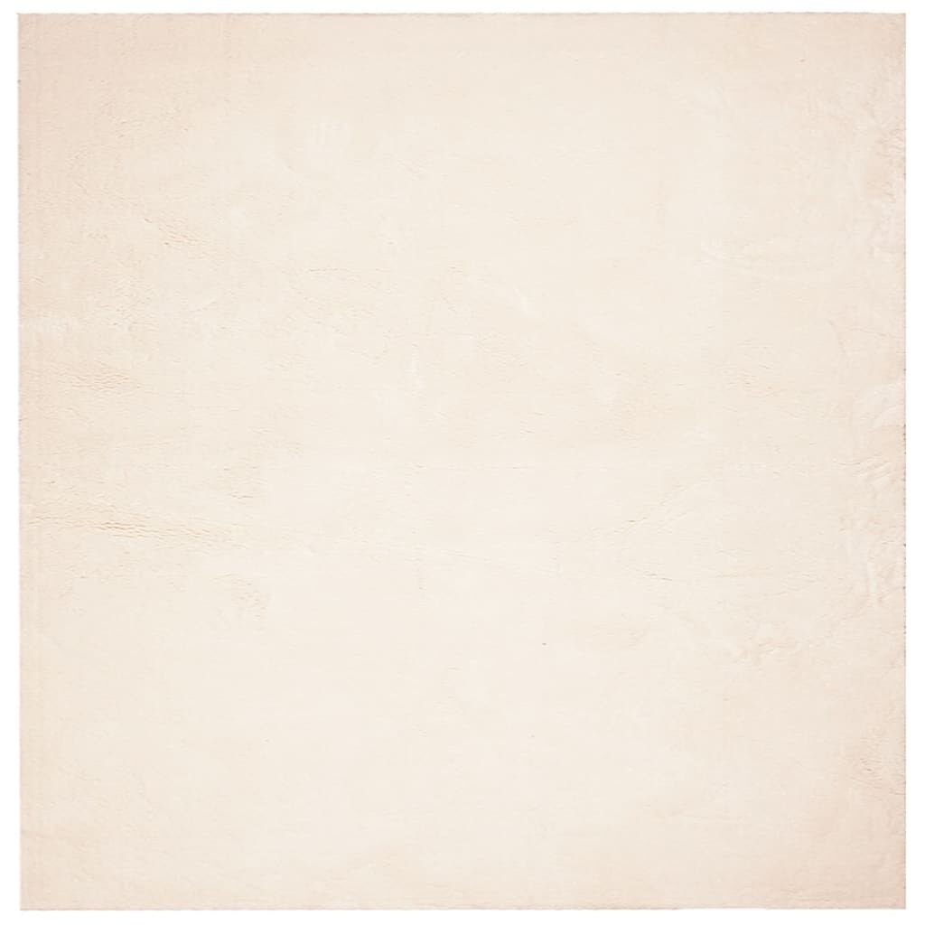 vidaXL Laagpolig Kleed HUARTE Beige 160x160cm -35% Korting!