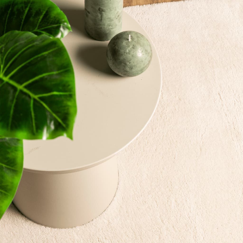 vidaXL Laagpolig Kleed HUARTE Beige 160x160cm -35% Korting!