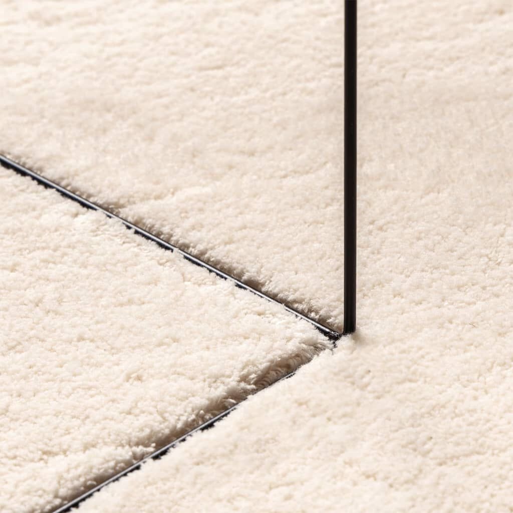 vidaXL Laagpolig Kleed HUARTE Beige 160x160cm -35% Korting!