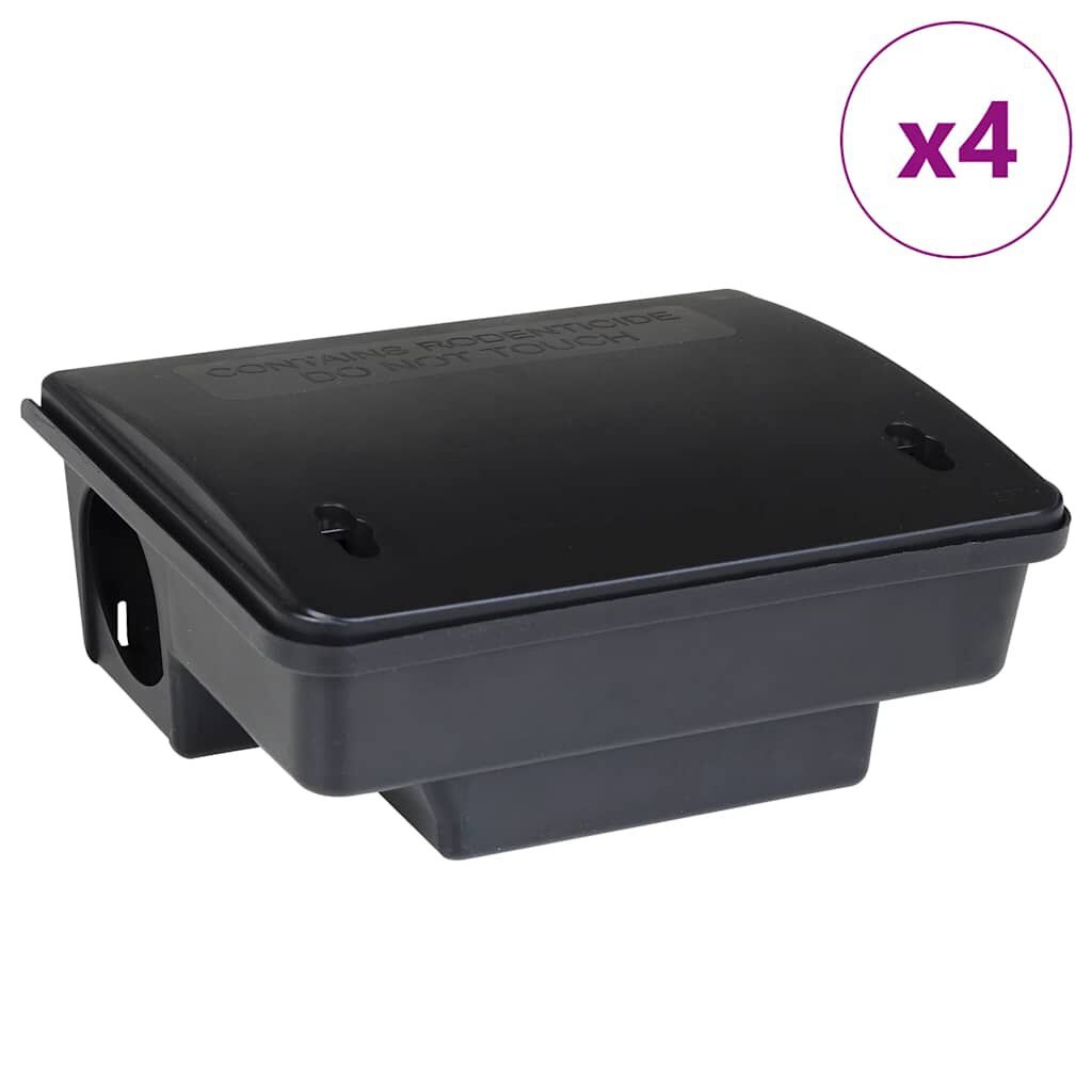 VidaXL Muizenvallen (4 st) - Zwart - 35% Korting!