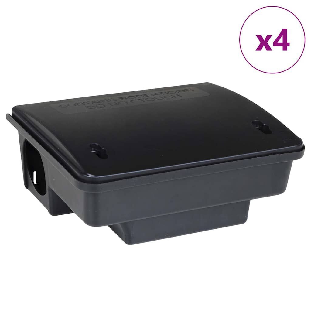 VidaXL Muizenvallen (4 st) - Zwart - 35% Korting!