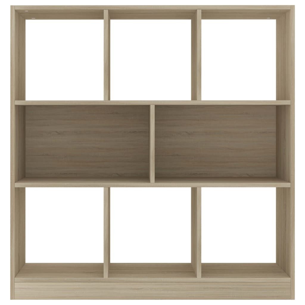 vidaXL Boekenkast 97,5x29,5x100 cm bewerkt hout sonoma eikenkleurig