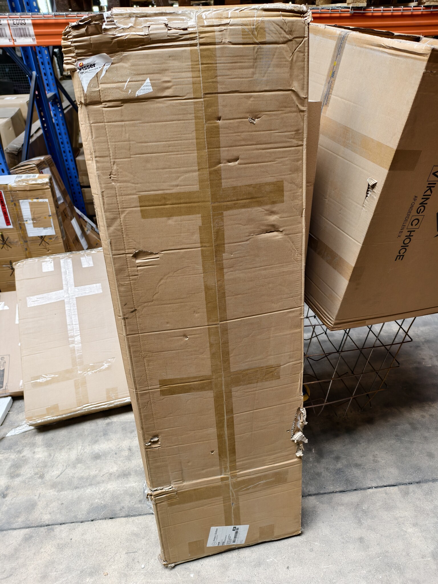 Witte Kledingkast 90x190cm - Hoekschade - 55% Korting!