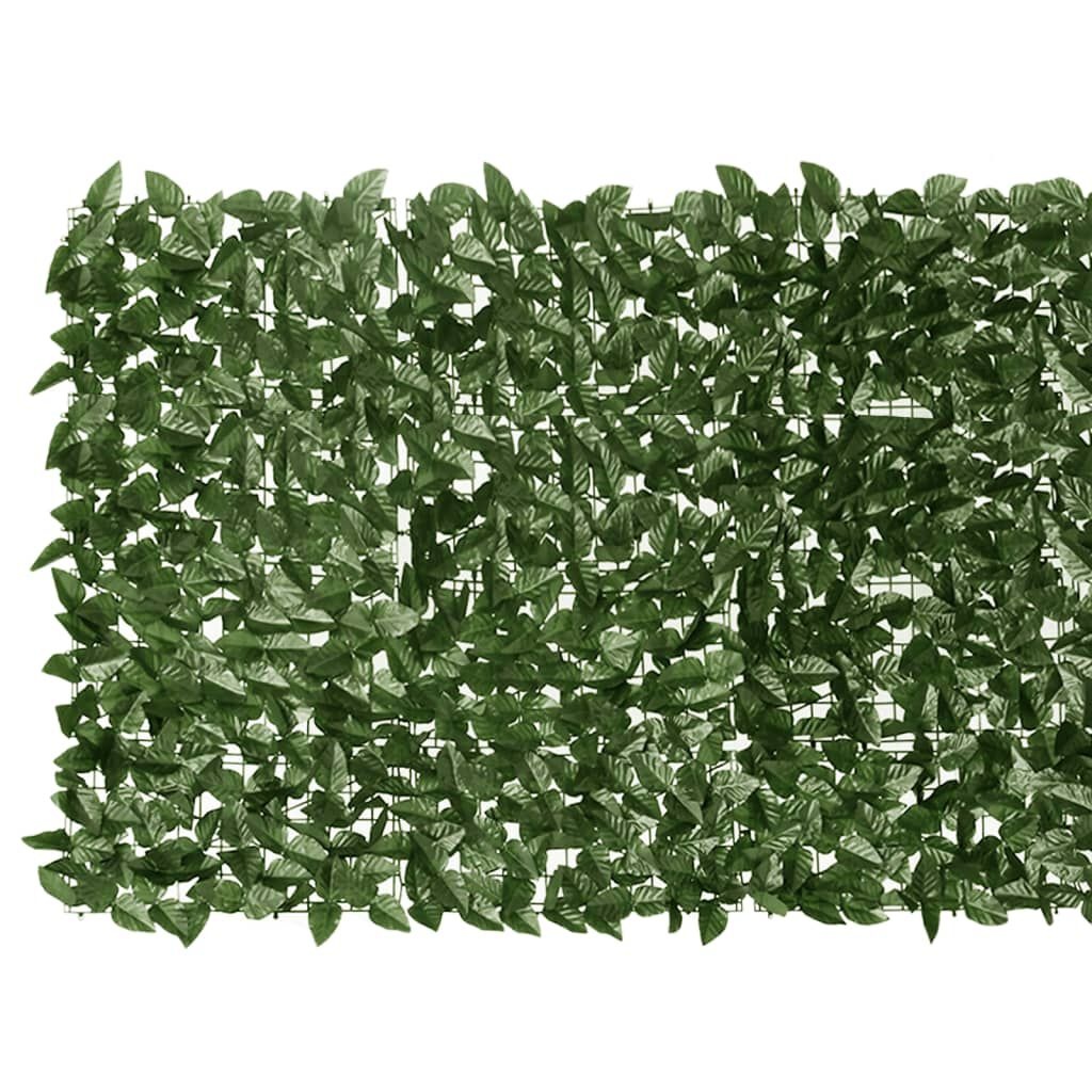 vidaXL Balkonscherm Donkergroen 200x100cm -35%!