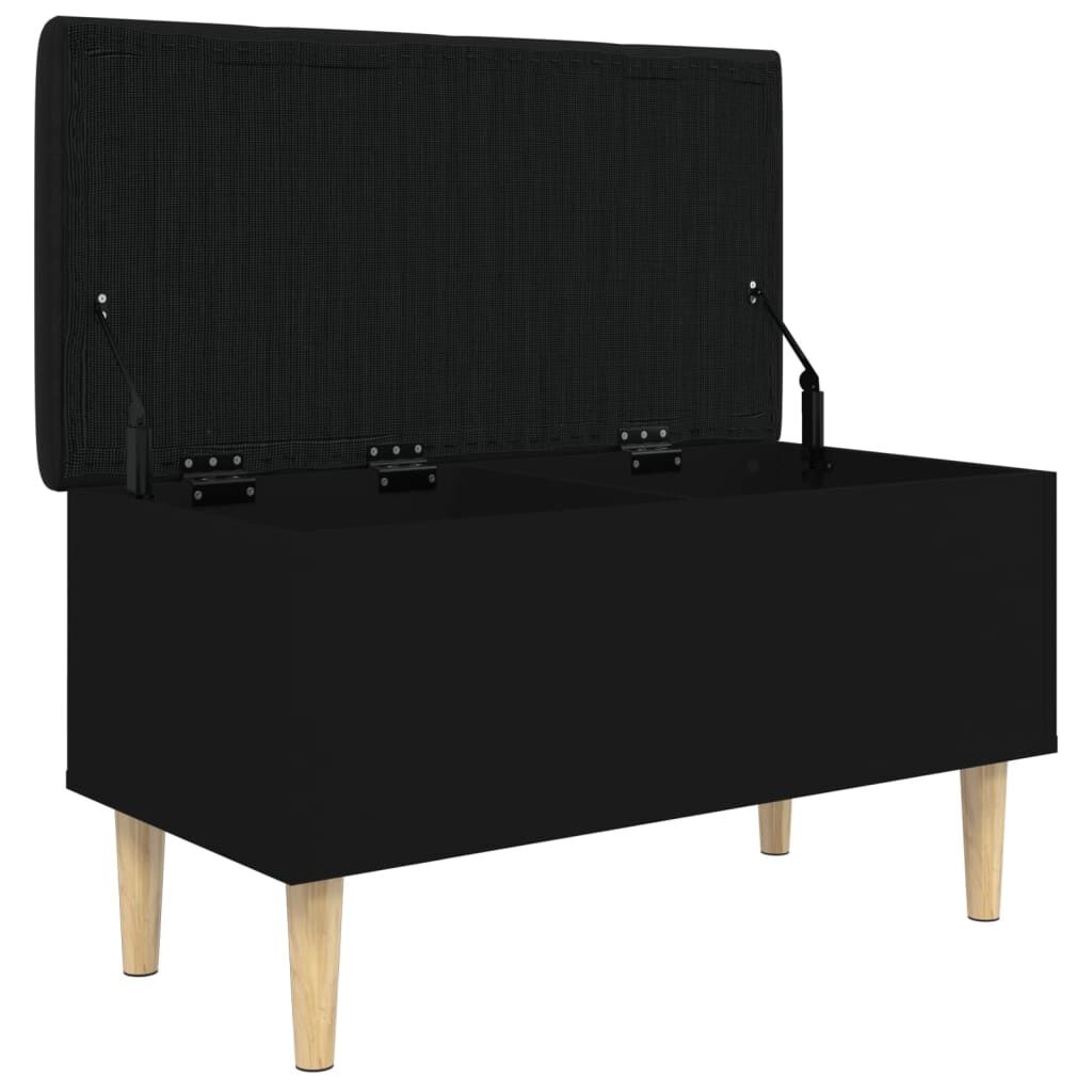 vidaXL Opbergbankje Zwart 82cm - 35% Korting!