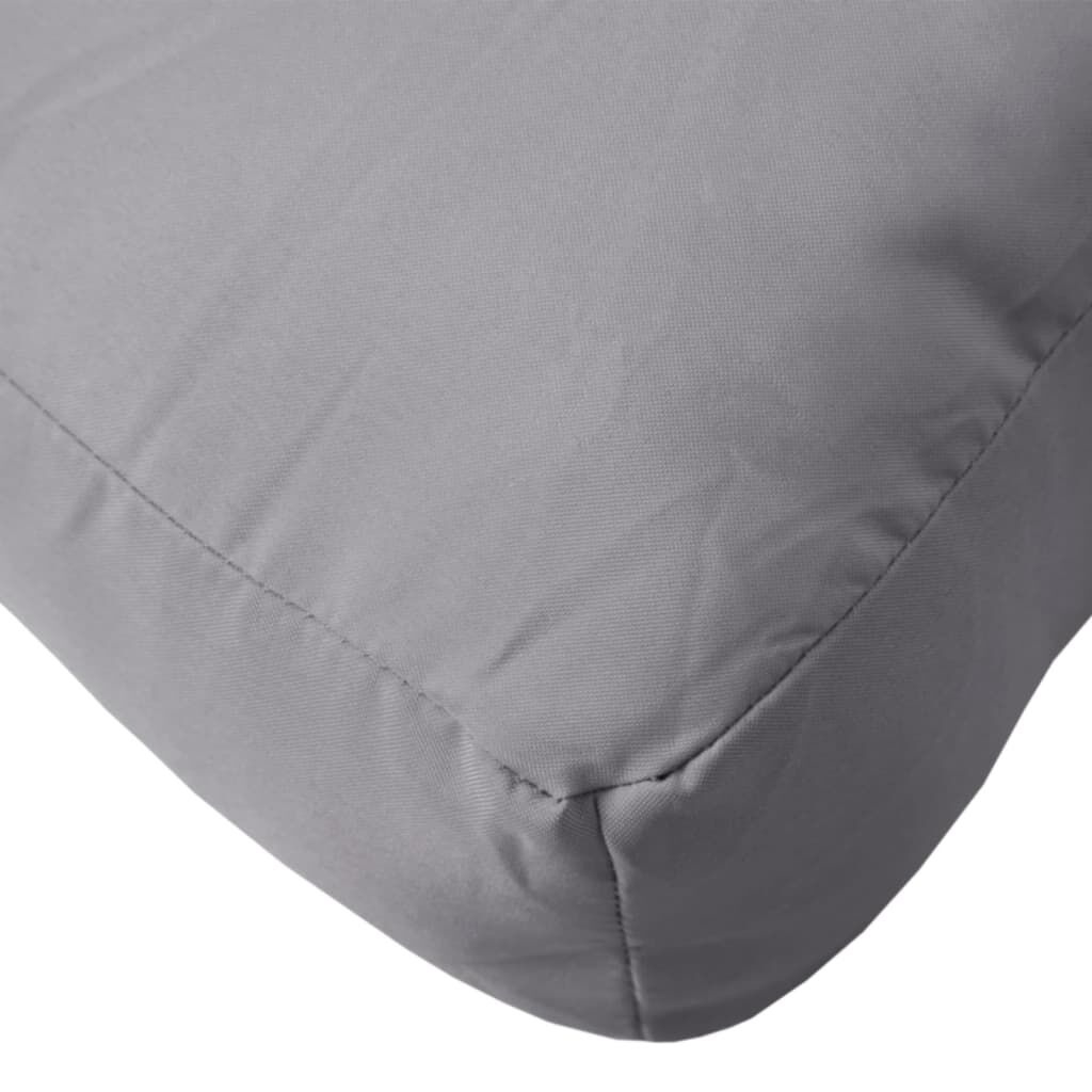vidaXL Palletkussens Grijs (2 st) -35% Korting!