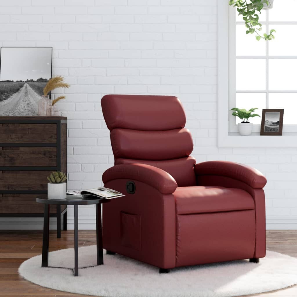 VidaXL Verstelbare Fauteuil Wijnrood - 51% Korting!