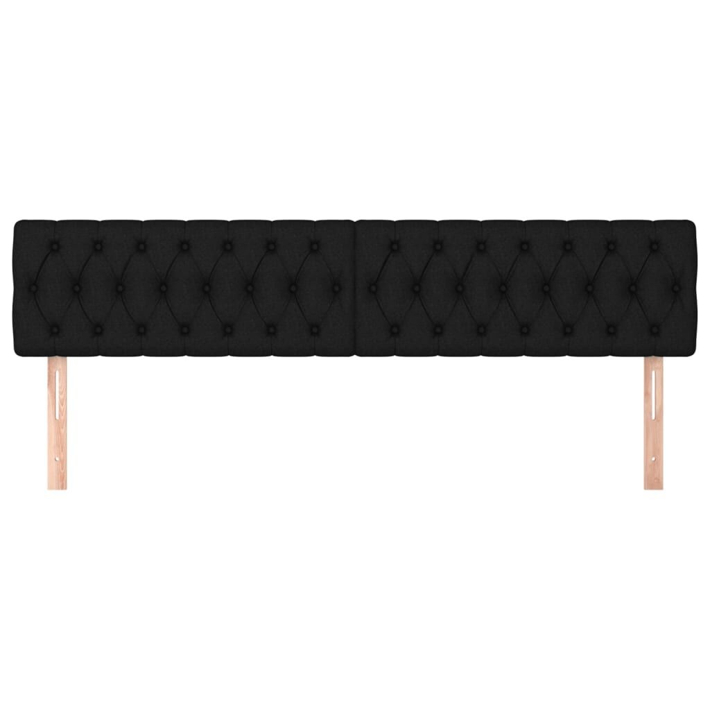2x Zwarte Hoofdborden 100cm - VidaXL - 53% Korting!