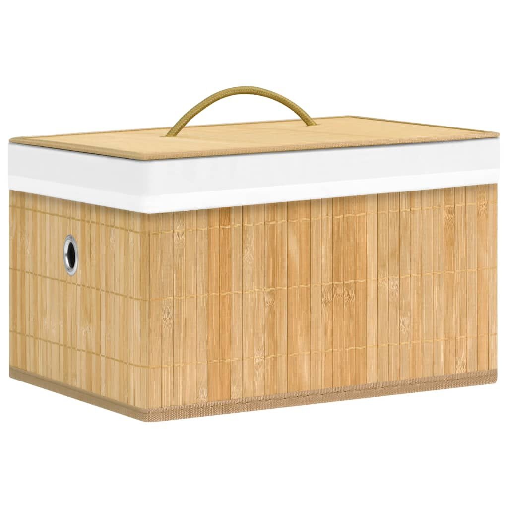 VidaXL Bamboe Opbergboxen (4 stuks) - 47% Korting!