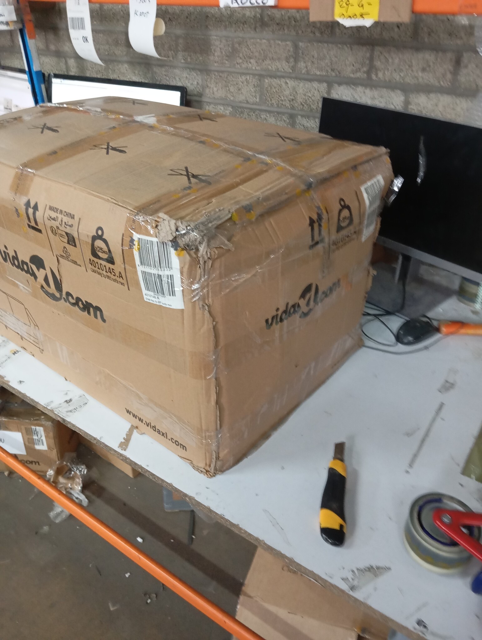 vidaXL Driezitsbank Lichtgrijs - 45% Korting! Ruime 180cm