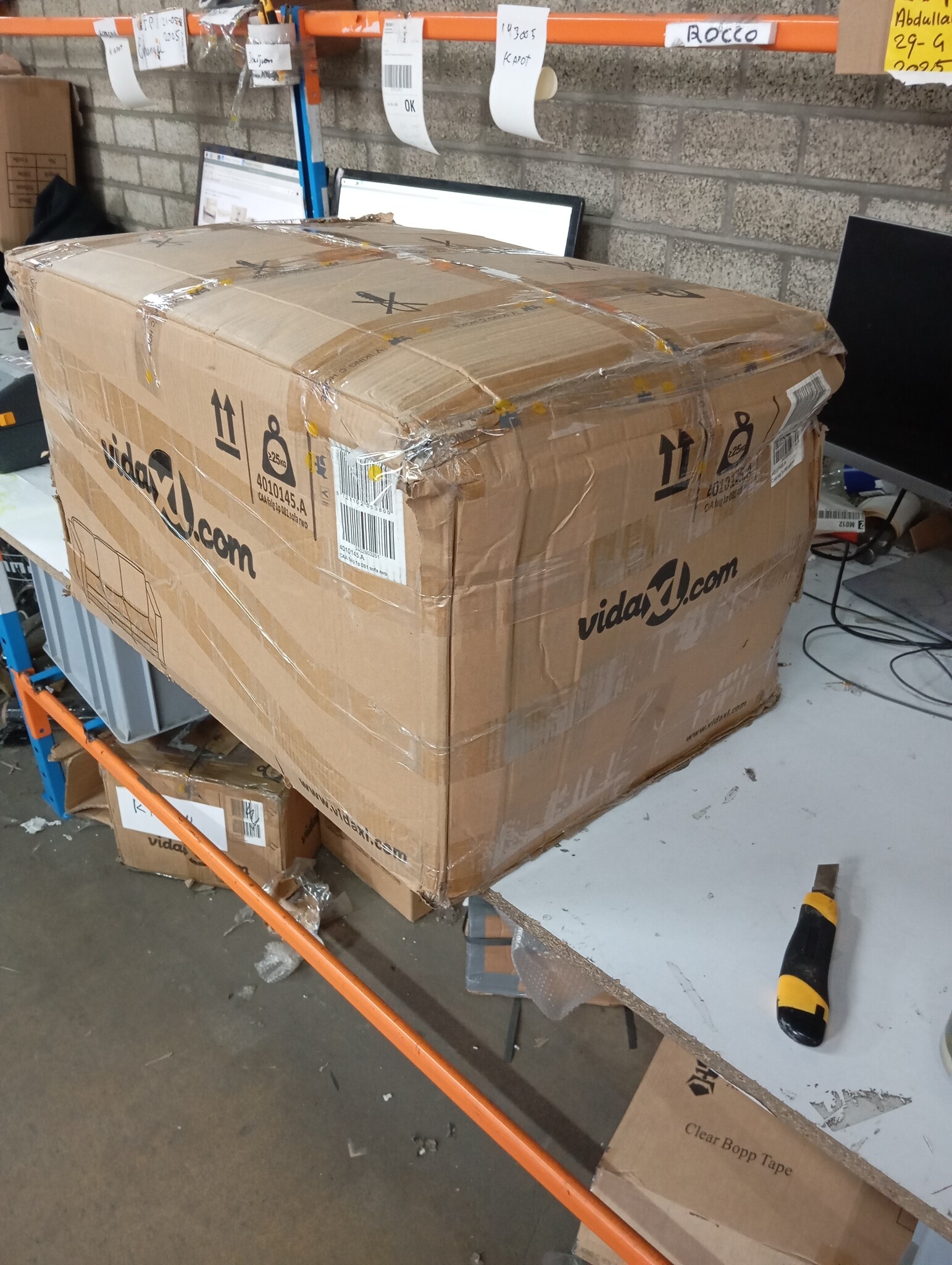 vidaXL Driezitsbank Lichtgrijs - 45% Korting! Ruime 180cm