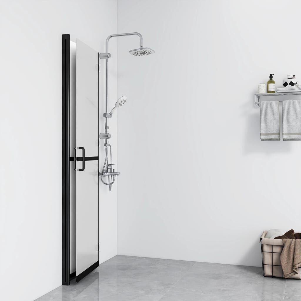 Inloopdouchewand Inklapbaar 120cm - Mat Glas - 35% Korting!