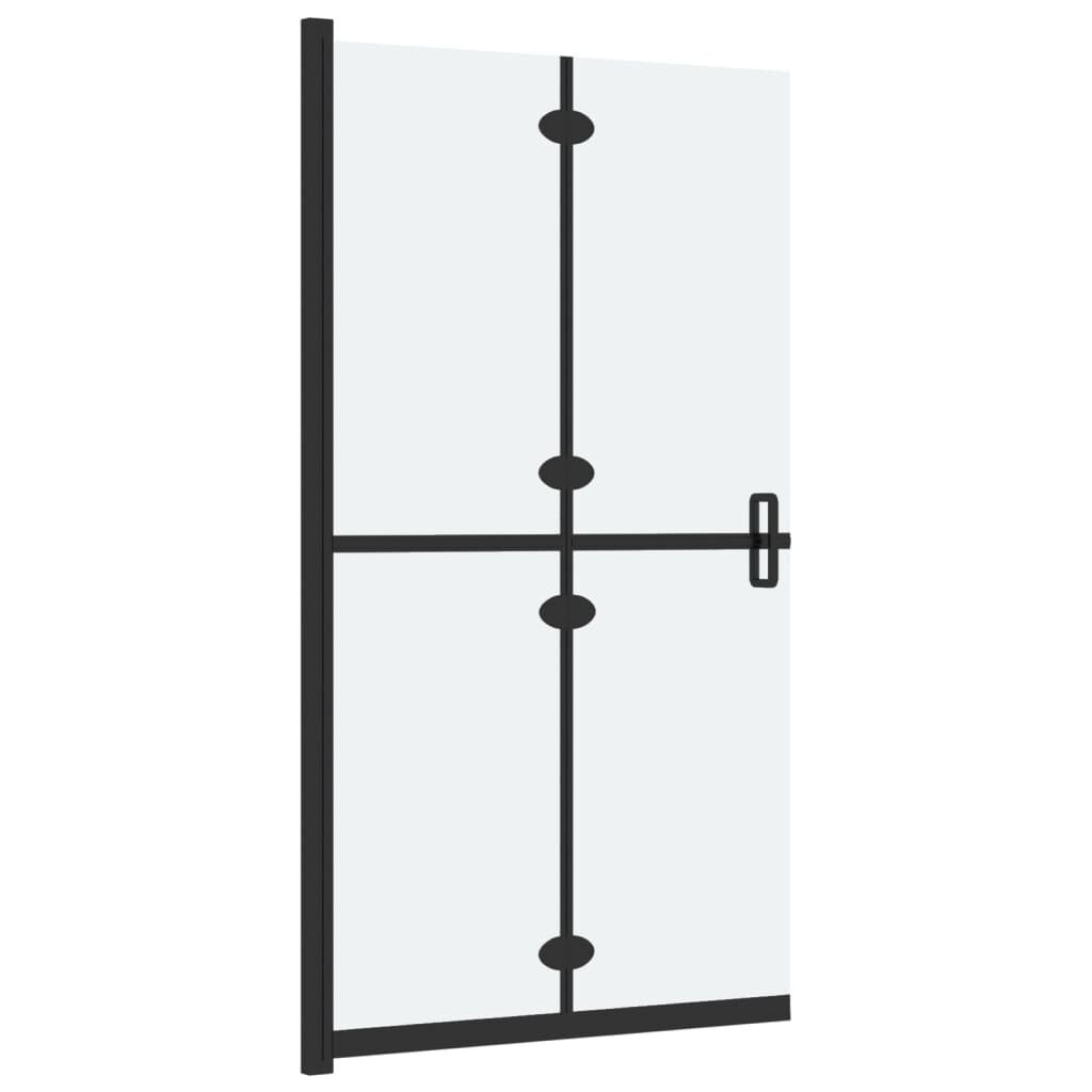 Inloopdouchewand Inklapbaar 120cm - Mat Glas - 35% Korting!