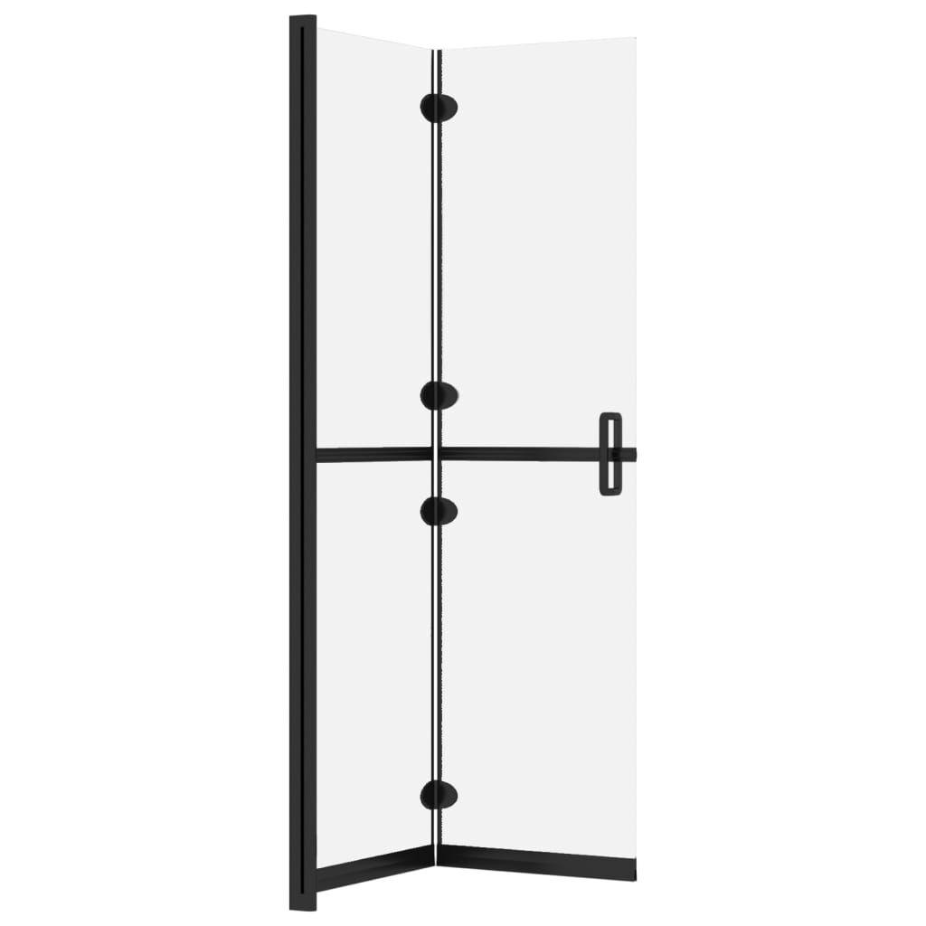 Inloopdouchewand Inklapbaar 120cm - Mat Glas - 35% Korting!