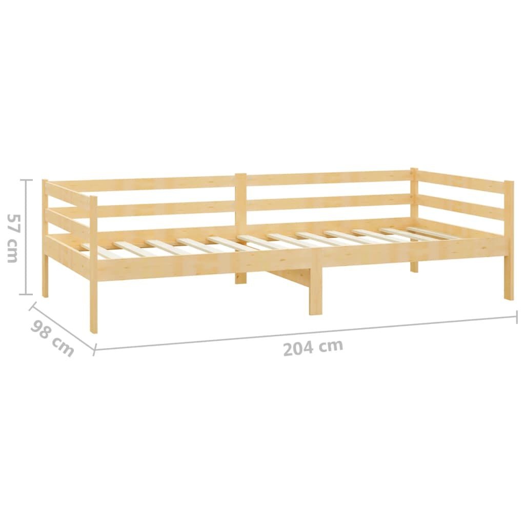 VidaXL Slaapbank Grenen 90x200 cm - 35% Korting!