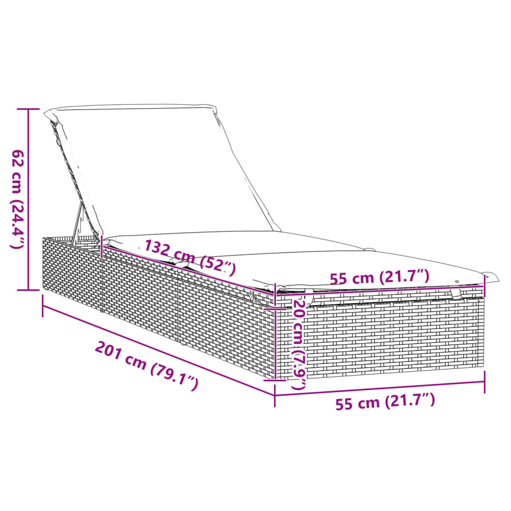 vidaXL Ligbedden Set met Tafel - 35% Korting!