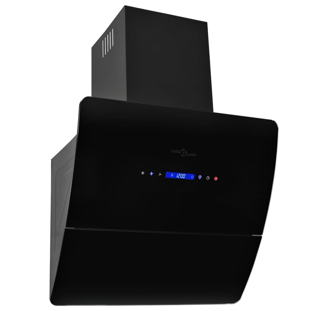 vidaXL Afzuigkap 60cm Zwart RVS -55%! (Gebruikssporen)