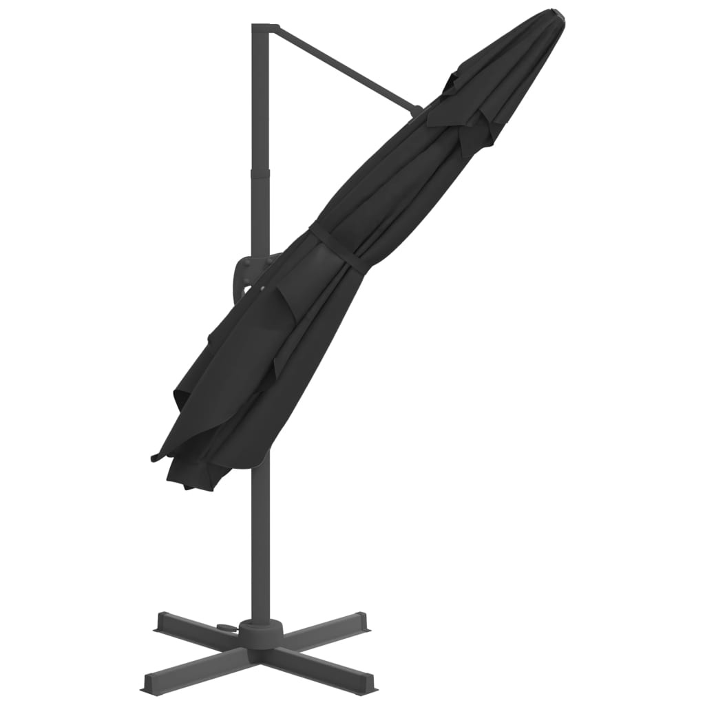 Zweefparasol 400x300cm Zwart - 35% Korting!