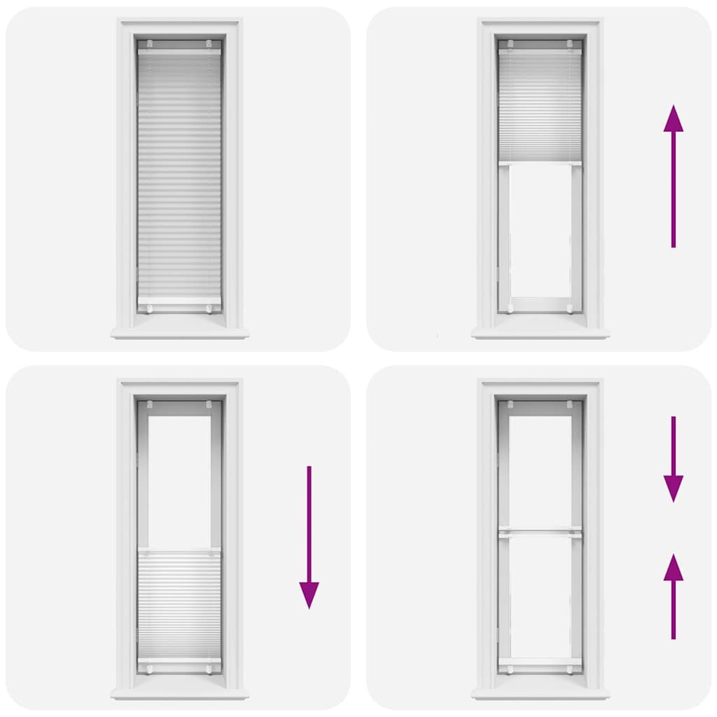 VidaXL Plissé Rolgordijn Wit 45x100cm - 47% Korting!