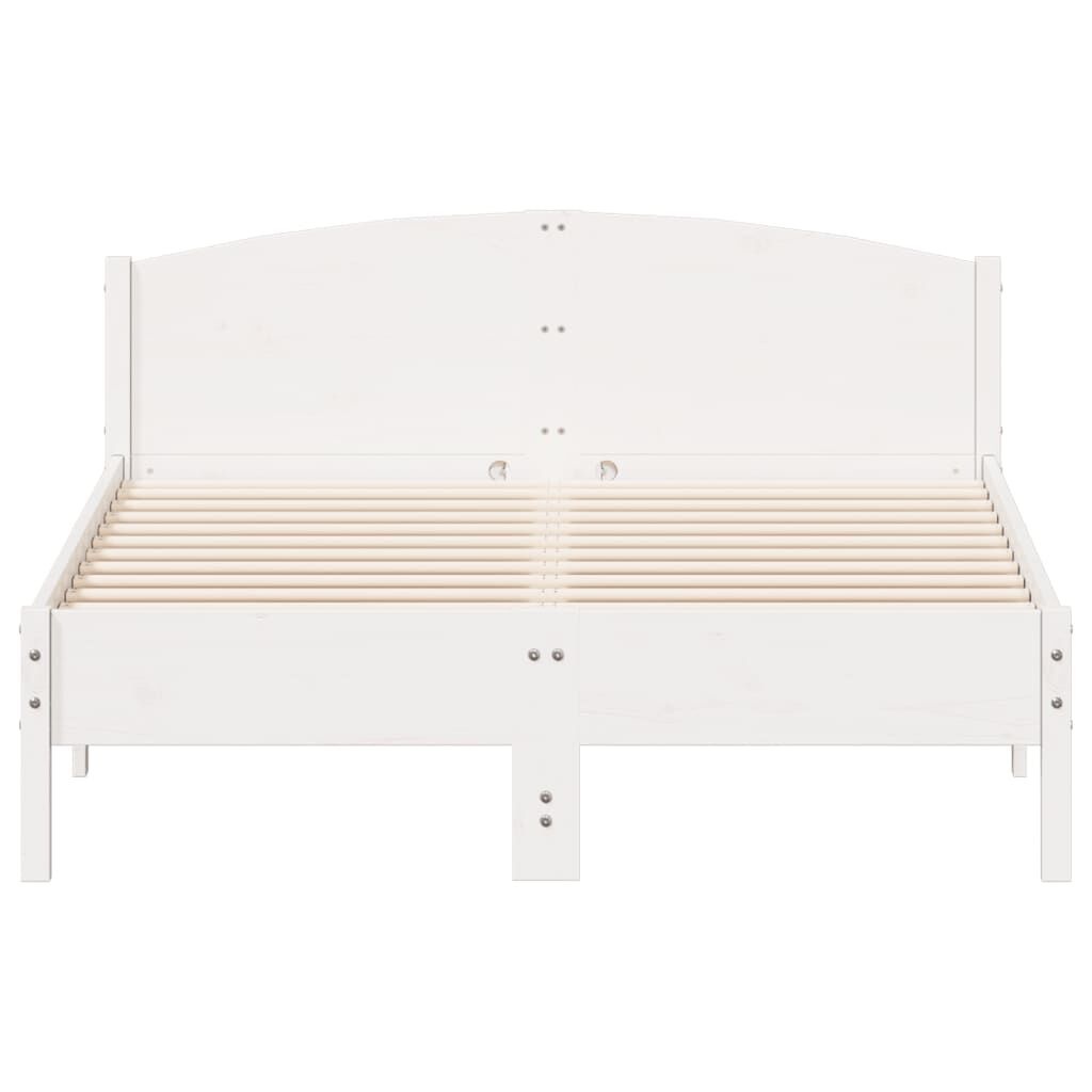 Bedframe Grenenhout Wit 120x190cm - 55% Korting!