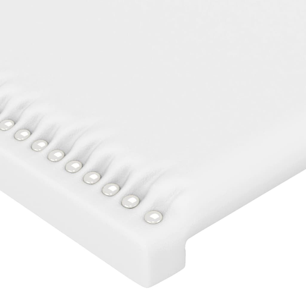 vidaXL Hoofdborden 2x 100cm Wit Kunstleer -41% Korting!