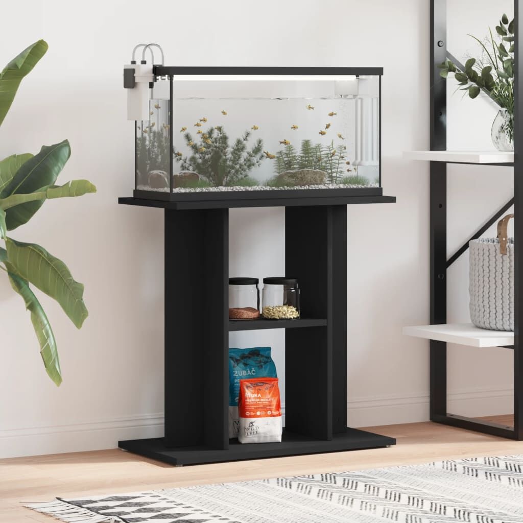 vidaXL Aquariumstandaard 60x30x60 cm Zwart - 35% Korting!