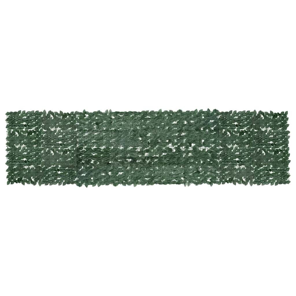 vidaXL Balkonscherm Donkergroen 400x100cm - 35% Korting!