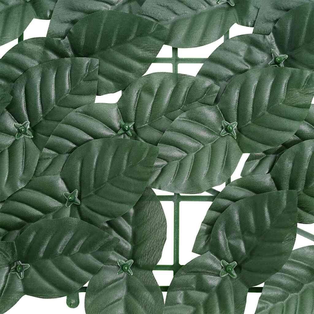 vidaXL Balkonscherm Donkergroen 400x100cm - 35% Korting!