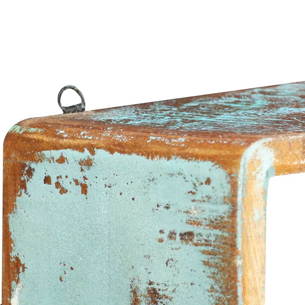 Wandschappen Kubus Recycled Hout - 3 Stuks - 35% Korting!