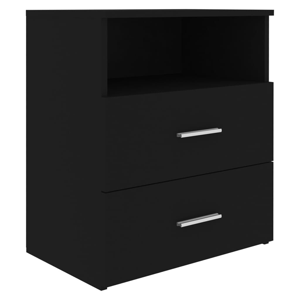 vidaXL Nachtkastjes (2 st.) Zwart - 35% Korting!