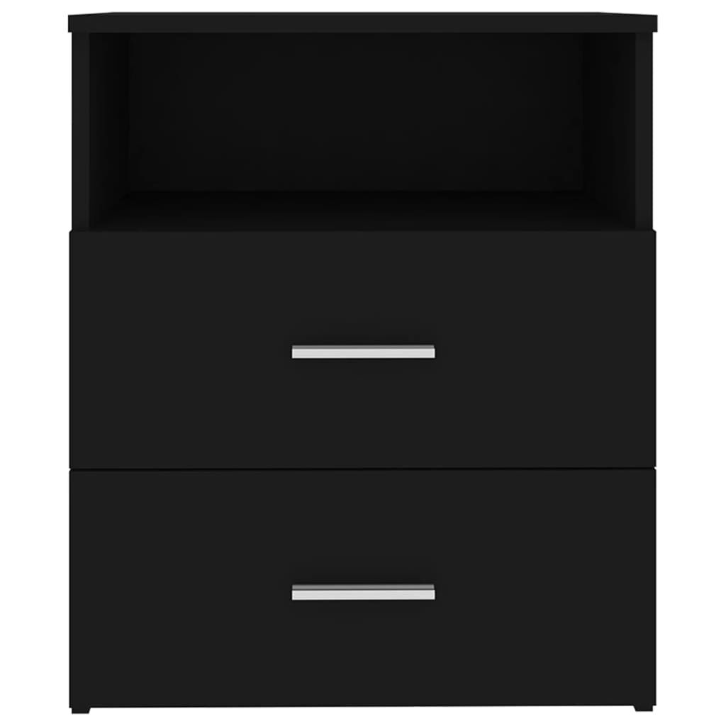 vidaXL Nachtkastjes (2 st.) Zwart - 35% Korting!