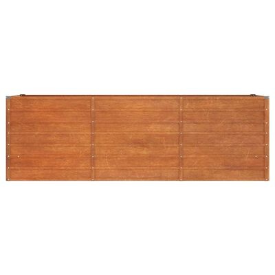 vidaXL Verhoogde Plantenbak Cortenstaal 240cm - 35% Korting!